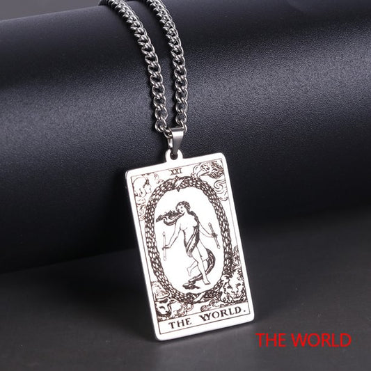 The World Card Necklace