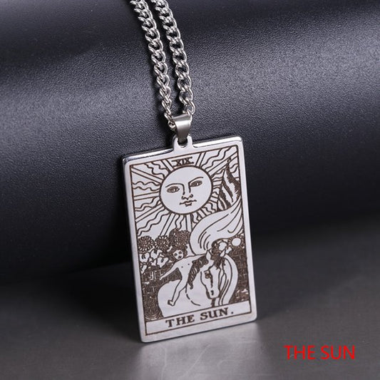 The Sun Card Necklace