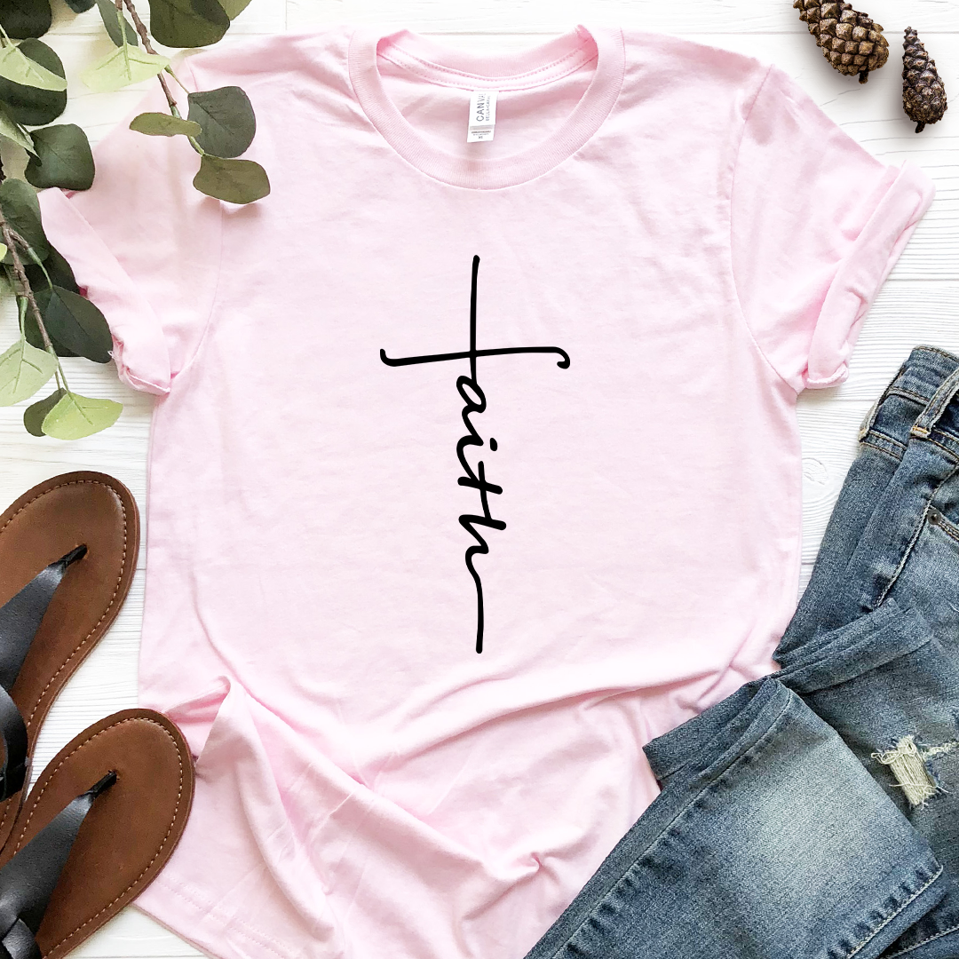 Faith Cross Tee (Bestseller)