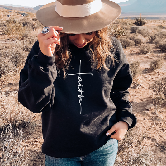 Faith Cross Sweatshirt