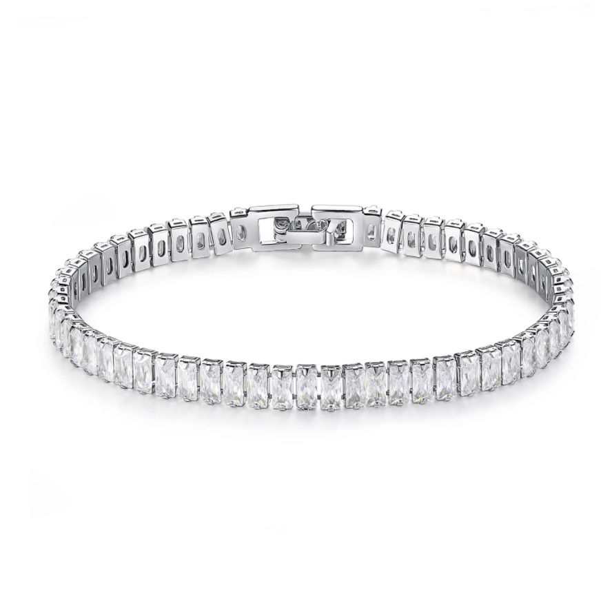 The Sophia Emerald Cut Bracelet