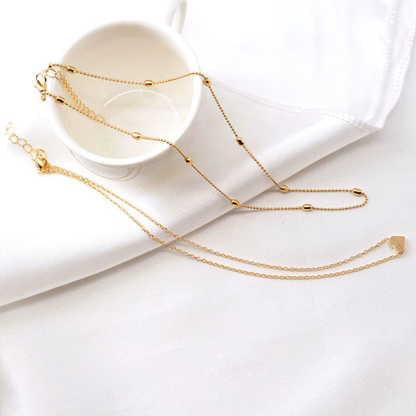 Kelsi Simple Love Layered Necklace