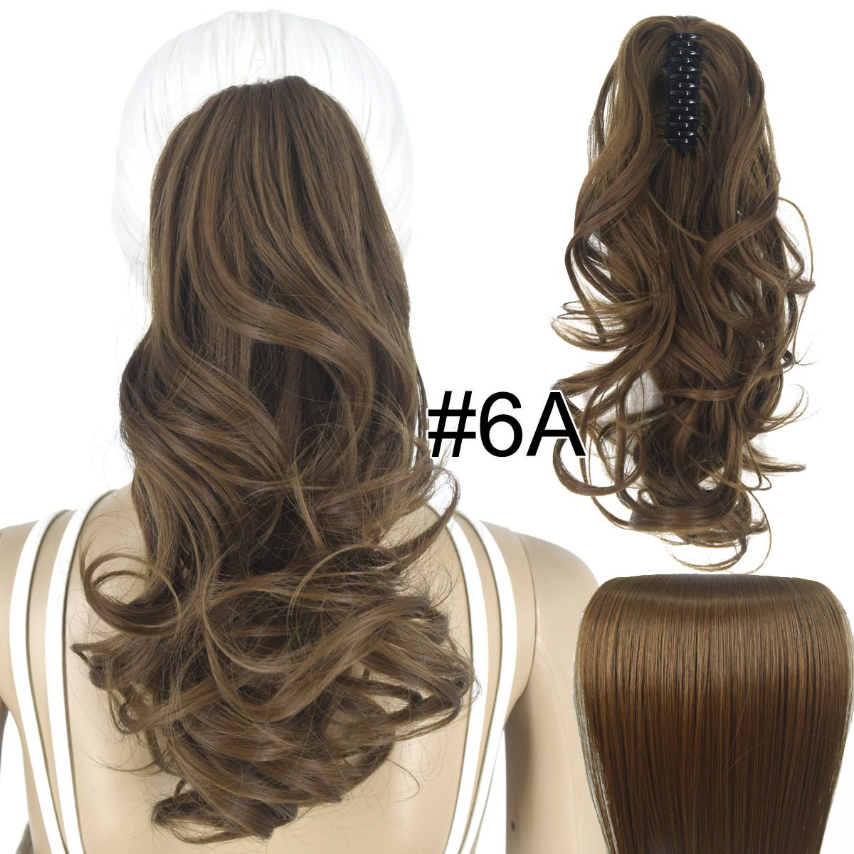 Wavy Claw Clip in Ponytail Hair Extensions